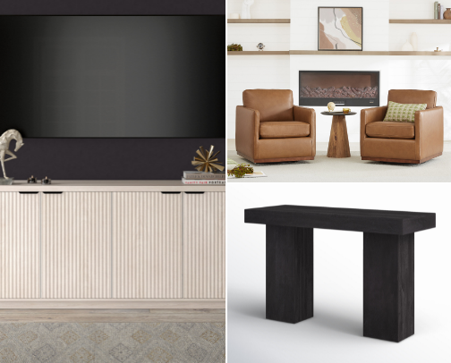 New home furniture, decor, & accessories cover photo collage