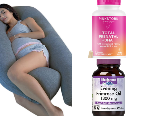 Before, During, & After Pregnancy. Health & Essentials cover photo collage