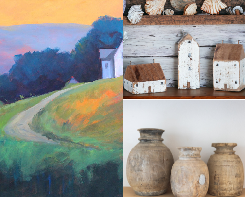 Modern Cottage Style Art and Decor cover photo collage