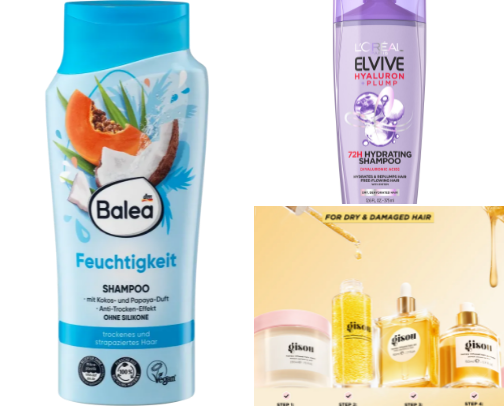 Hair products 💇🏼‍♀️ cover photo collage