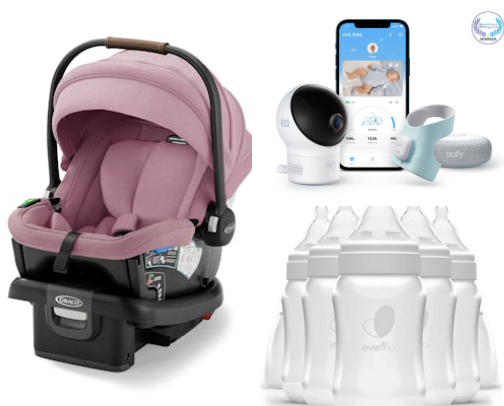 Newborn Essentials 👶🏻☁️✨🌸 cover photo collage