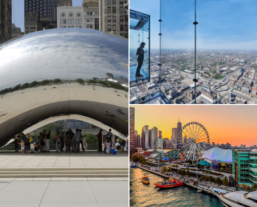 MY FAVORITE THINGS TO DO IN CHICAGO - TRAVEL GUIDE cover photo collage
