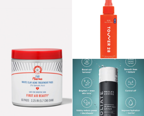Skincare recommendations cover photo collage