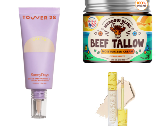 Beauty recs cover photo collage
