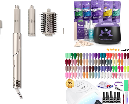 Hair + Nails cover photo collage