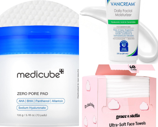 Favorite Skincare Products cover photo collage