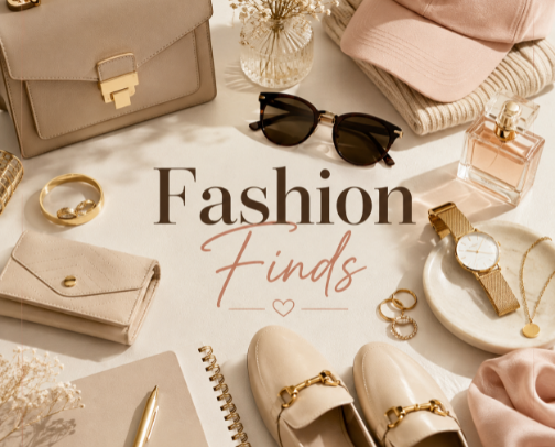 Fashion Finds cover photo collage
