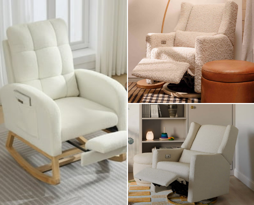 Nursery Rocking Chairs cover photo collage