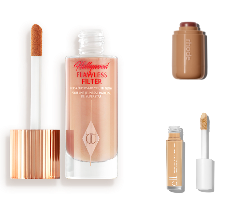 Makeup Products for Glowy, Tanned Skin cover photo collage