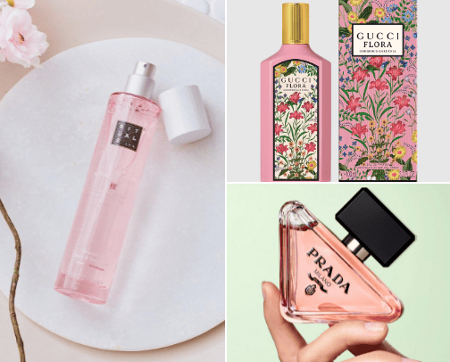 FAVORITES Fragrance cover photo collage