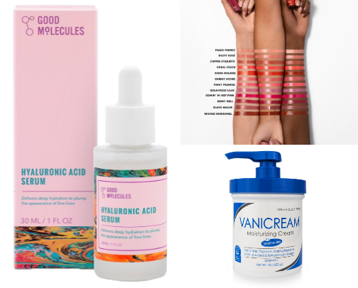 all my MUST HAVES for my face cover photo collage