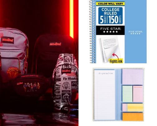 School supply list cover photo collage