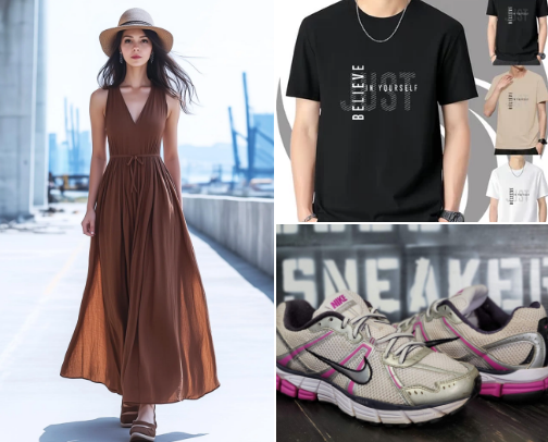 trendy threads / everyday fit cover photo collage