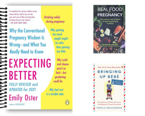 ✨📖 Motherhood + Parenting Books That Will Help You Throughout Your Journey cover photo collage