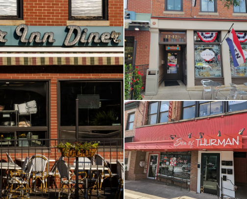 Places to go  for food and shopping when visiting Delaware, Ohio cover photo collage
