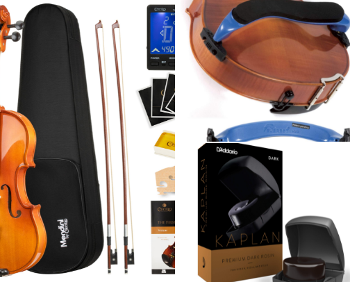 Beginner Violin Starter Kit Essentials: Top Amazon Picks for Central Florida Music Students & Parents cover photo collage
