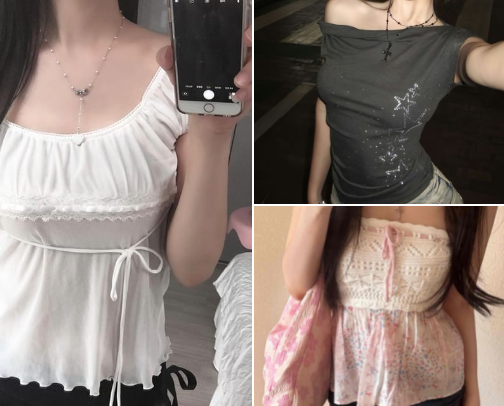 clothing finds that are to 𝐃𝐈𝐄 for (˶˃ ᵕ ˂˶) ⋆˚꩜.ᐟ cover photo collage