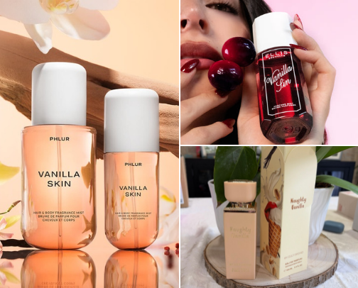 Vibrant Vanilla Fragrances cover photo collage
