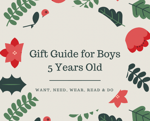Gift Guide for 5 Year Old Boys cover photo collage