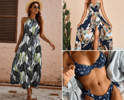 SHEIN Vacation Haul cover photo collage
