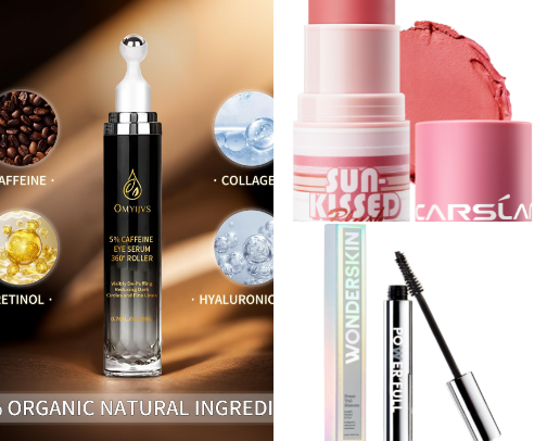 Cosmetics and Beauty cover photo collage