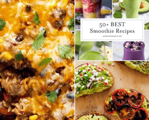 Food recipes cover photo collage