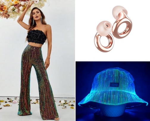 Boujee Summer Music Festival Must-Haves 🎧🔥😎🖤 cover photo collage