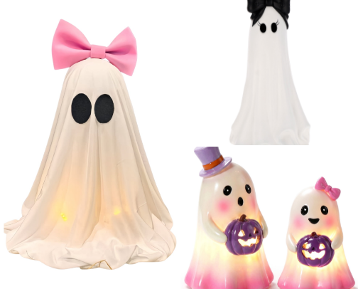 Girly Halloween Decor cover photo collage