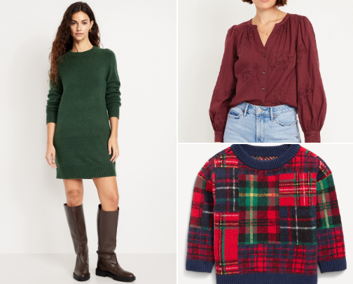 Holiday Photo Shoot Wardrobe cover photo collage