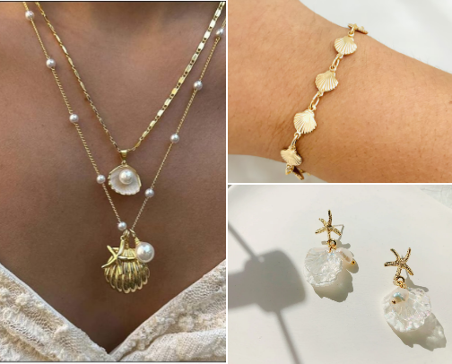 Coastal Jewelry for Summer cover photo collage