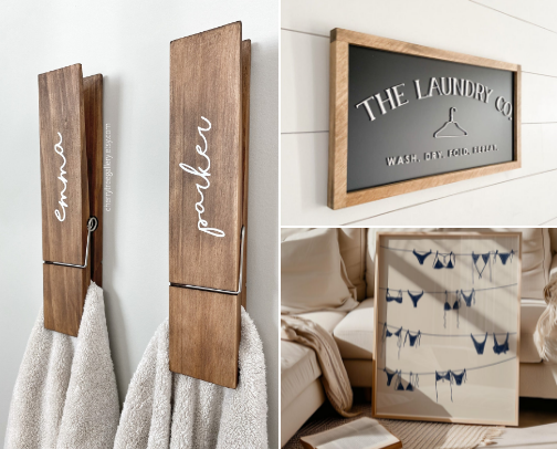 Laundry Room Makeover cover photo collage