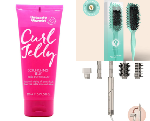 A curly girls saviors, from a 2C-3A cover photo collage