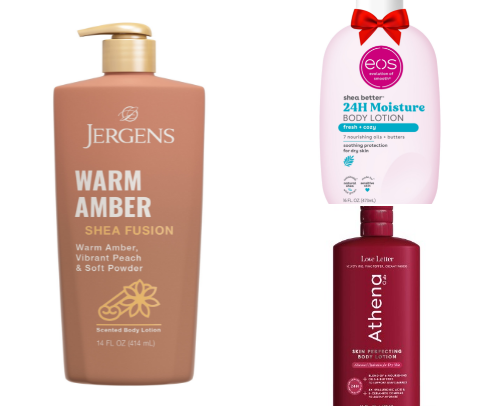 My all time FAVORITE lotions cover photo collage