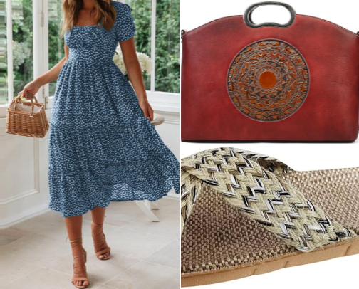 Summer dresses cover photo collage