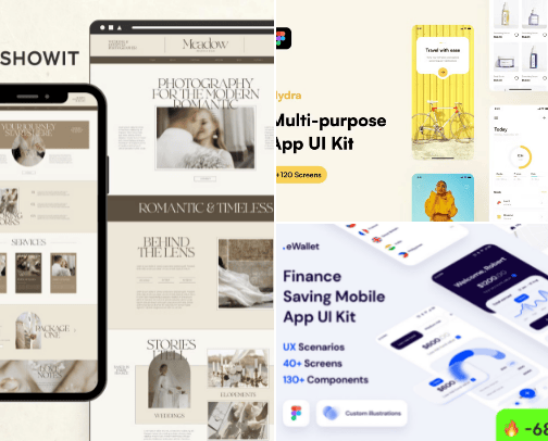 App Templates cover photo collage