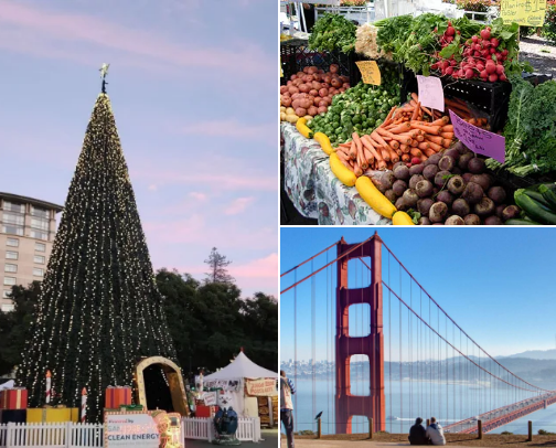 Bay Area, CA cover photo collage