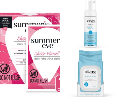 Feminine Hygiene cover photo collage
