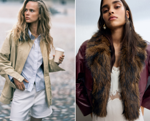 Expensive looking H&M Clothing cover photo collage