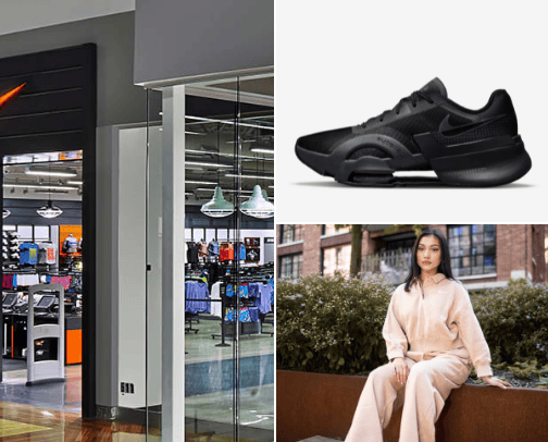 Nike store❤ cover photo collage