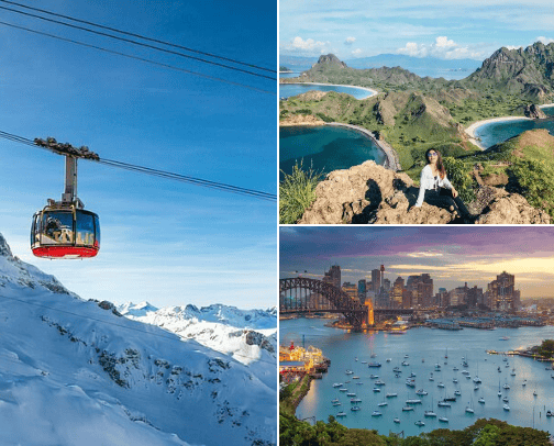 Destinasi wisata cover photo collage