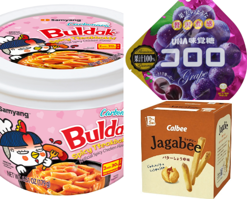 My Favorite Asian Snacks cover photo collage