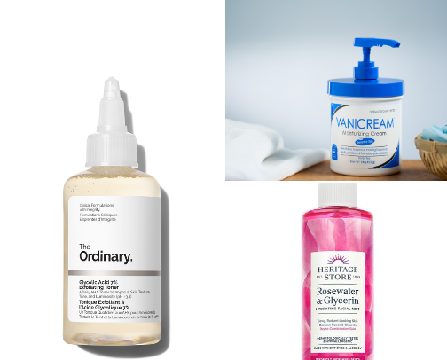 Skincare basics i trust! cover photo collage