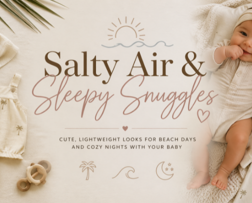 Salty Air & Sleepy Snuggles cover photo collage