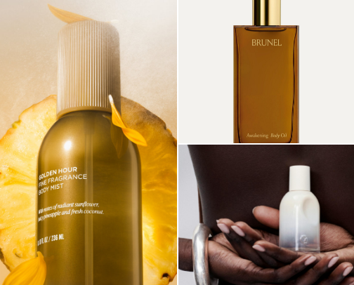 Body Care + Scents cover photo collage