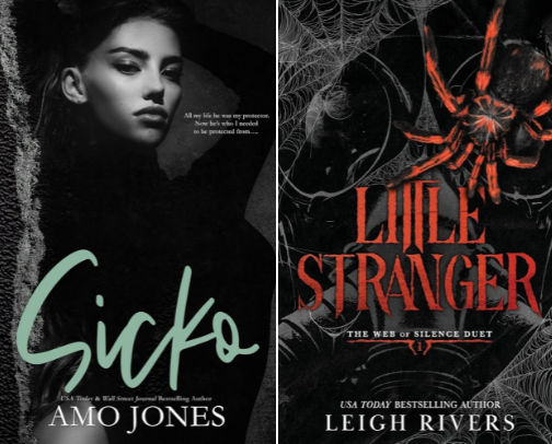 “Pitch black” dark romance cover photo collage