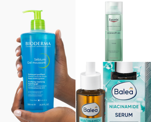 Skincare dairy’s cover photo collage