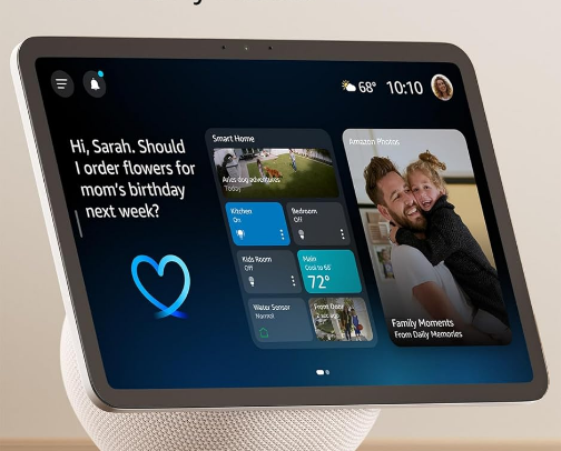 Amazon Echo Show 11 (newest model), Vibrant Full-HD 11" display with more viewing area cover photo collage