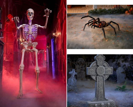 Classic Halloween Decorations - Home Depot Edition cover photo collage