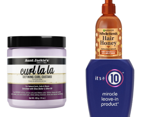 Hair products cover photo collage
