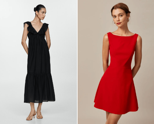 Effortless Elegance  Dress cover photo collage